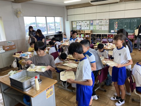 学校給食に有機じゃがいも登場！